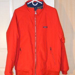 Land's End Squall jacket sz Lg EUC Candy Apple Red